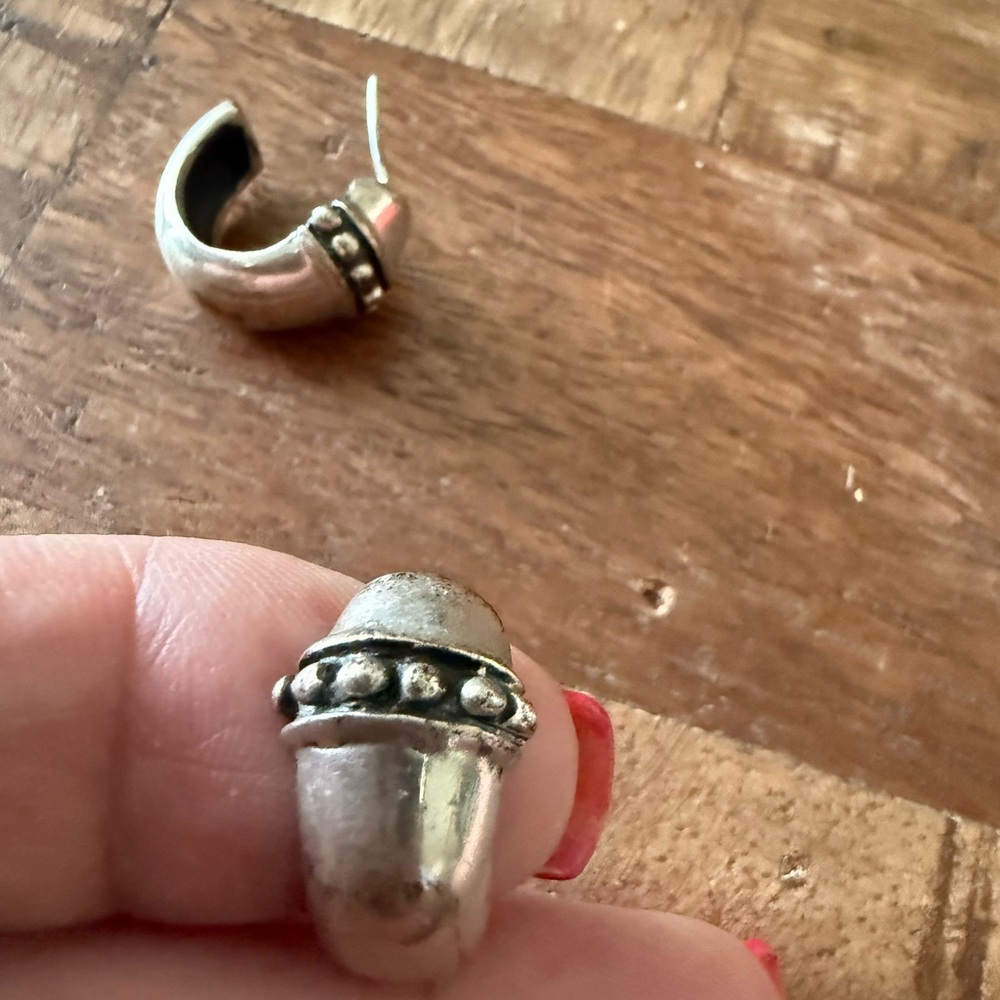 Sterling Silver Small Hoop Earring